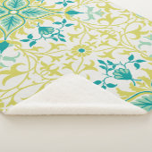 つる植物パターン(William Morris著) シェルパブランケット (3/4)