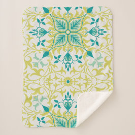 つる植物パターン（William Morris著） シェルパブランケット