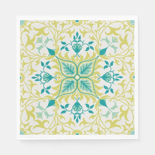 つる植物パターン（William Morris著） スタンダードランチョンナプキン (正面)