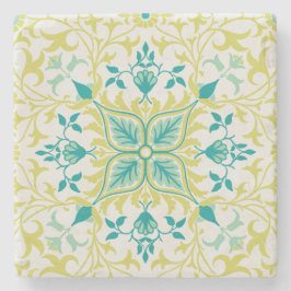 つる植物パターン（William Morris著） ストーンコースター