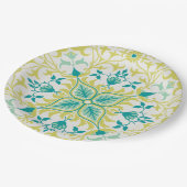 つる植物パターン（William Morris著） ペーパープレート (アングル)