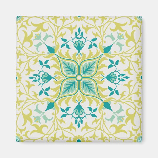 つる植物パターン（William Morris著） マグネット (正面)