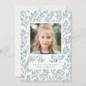 つる植物ホリデーフォトカード シーズンカード (正面)