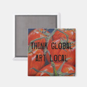 「つる植物上」磁石 マグネット (正面/裏面)