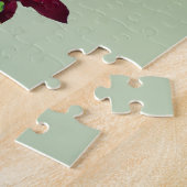 つる植物付きマゼンタクレマチ ジグソーパズル (側面)