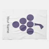 つる植物又はワイン用ブドウ及びグラフェインソムリエ キッチンタオル (横)