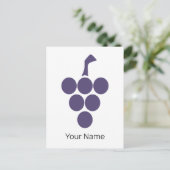 つる植物又はワイン用ブドウ及びグラフェインソムリエ シーズンポストカード (スタンド正面)