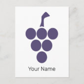 つる植物又はワイン用ブドウ及びグラフェインソムリエ シーズンポストカード (正面)