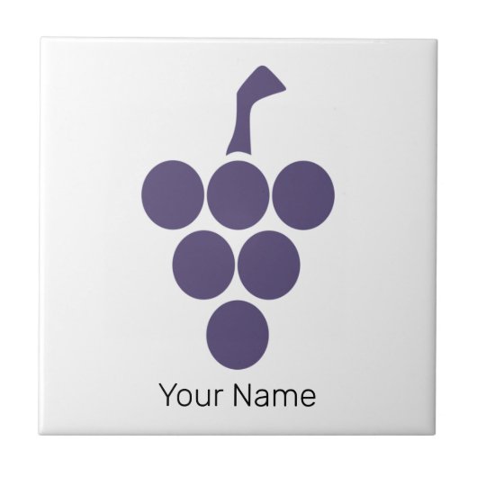 つる植物又はワイン用ブドウ及びグラフェインソムリエ タイル (正面)