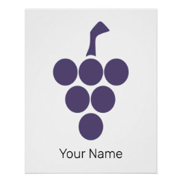 つる植物又はワイン用ブドウ及びグラフェインソムリエ ポスター