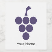 つる植物又はワイン用ブドウ及びグラフェインソムリエ ワインラベル (シングルラベル)