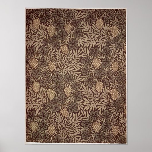 'つる植物'壁紙デザイン, 1873 ポスター (正面)