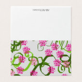 つる植物空白のグリーティングカード (外部フラット)