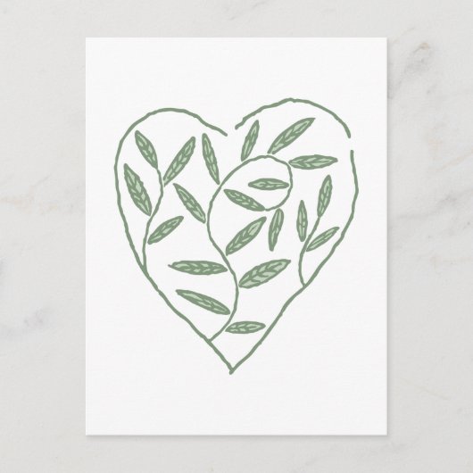 つる植物糸 ポストカード (正面)