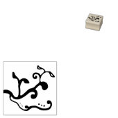 つる植物装飾華 ラバースタンプ (押印)