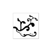 つる植物装飾華 ラバースタンプ (インプリント)