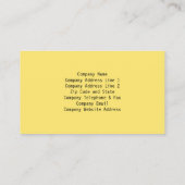 つる植物離れ自然名刺 名刺 (裏面)