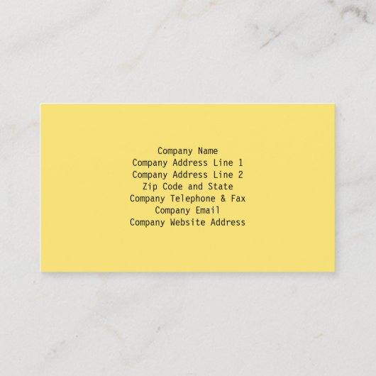 つる植物離れ自然名刺 名刺 (裏面)