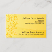 つる植物離れ自然名刺 名刺 (正面)