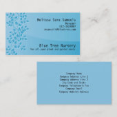 つる植物離れ自然名刺 名刺 (正面/裏面)