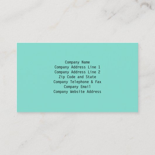 つる植物離れ自然名刺 名刺 (裏面)