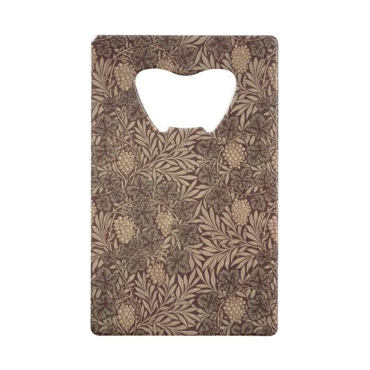 「つる植物」の壁紙のデザイン1873年 クレジットカード栓抜き (正面)