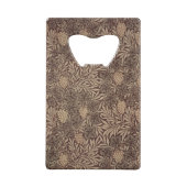 「つる植物」の壁紙のデザイン1873年 クレジットカード栓抜き (裏面)