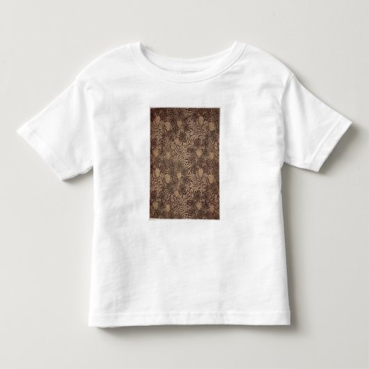 「つる植物」の壁紙のデザイン1873年 トドラーTシャツ (正面)