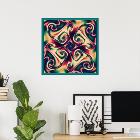 つる植物 ポスター (ホームオフィス)