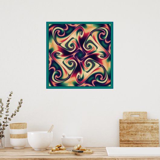 つる植物 ポスター (キッチン)