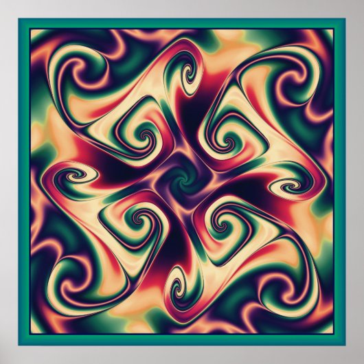 つる植物 ポスター (正面)