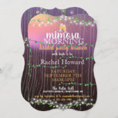 つる植物&ライ素朴トブライダルブランチ 招待状 (正面/裏面)