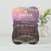 つる植物&ライ素朴トブライダルブランチ 招待状 (スタンド正面)