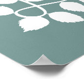 つる植物- 150シグネチャーゲストブック代替 ポスター (角)