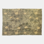 つる植物:William Morris氏、ヴィンテージ・テキスタイル・パターン キッチンタオル (横)