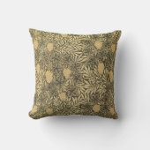つる植物:William Morris氏、ヴィンテージ・テキスタイル・パターン クッション (正面)