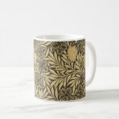 つる植物:William Morris氏、ヴィンテージ・テキスタイル・パターン コーヒーマグカップ (正面右)