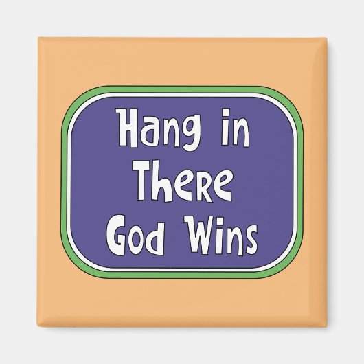 つる神の勝利 マグネット (正面)