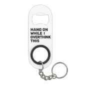 つる私がこの白黒を考え過ぎている間 キーホルダー栓抜き (裏面)