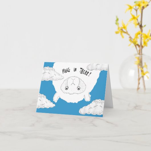 つる羊の中 カード (黄色い花)