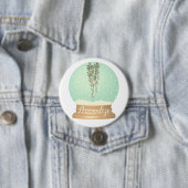 つる雪の球のユニークボお洒落タン 缶バッジ (インサイチュ)