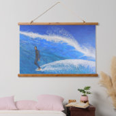 つる1001 吊り下げ型タペストリー (寝室)