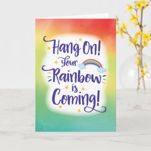 つる!虹来だ！ カード (黄色い花)