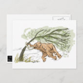 つるMammothはがき ポストカード (正面/裏面)
