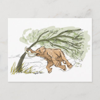 つるMammothはがき ポストカード