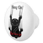 つるOn Black Cat Thunder_Cove  セラミックノブ (右)