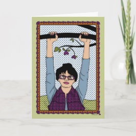 つるThere_A_Greeting カード