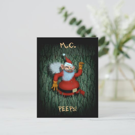 てきぱきとしているクリスマス! シーズンポストカード (スタンド正面)