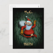 てきぱきとしているクリスマス! シーズンポストカード (正面/裏面)