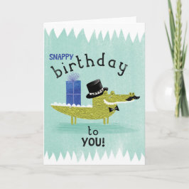 てきぱきとしている誕生日 カード